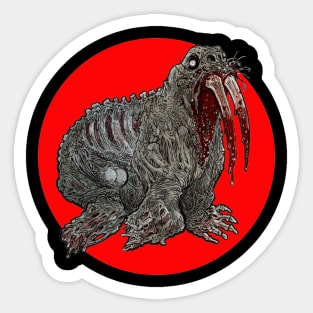 Zombie Walrus Sticker